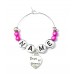 Personalised Best Friend Glass Charm 